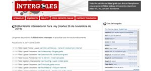 Ver partidos en vivo por intergoles