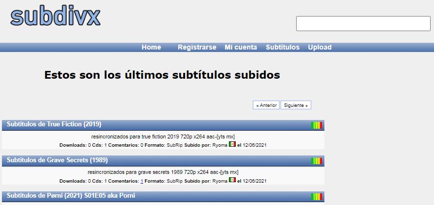 Descargar subtítulos gratis en español gracias a estas webs subdivix