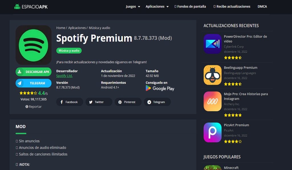 Spotify Premium Pirata