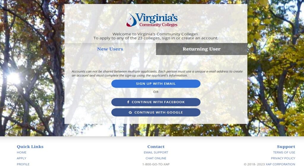 Sitio web de Virginia College: Correo edu