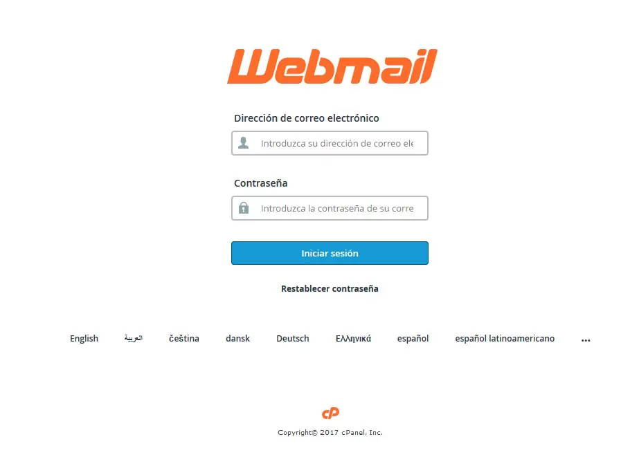 Beneficios de webmail