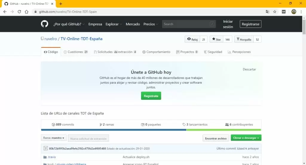 Donde conseguir los enlaces Acestream