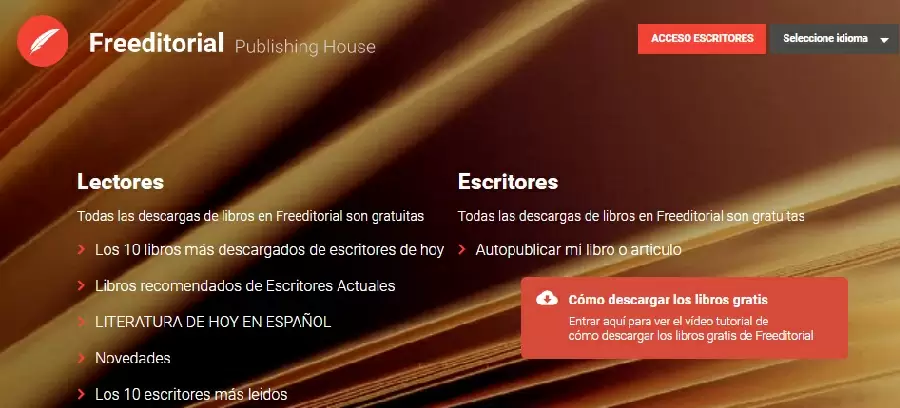 Mejores webs para descargar libros gratis en PDF, Ebooks y ePub sin registrarse 6 Mejores webs para descargar libros gratis en PDF Ebooks y ePub sin registrarse freeditorial
