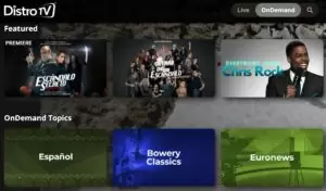 Programación Distro.tv