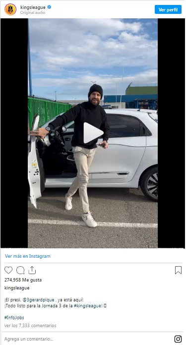 Piqué usa un Twingo