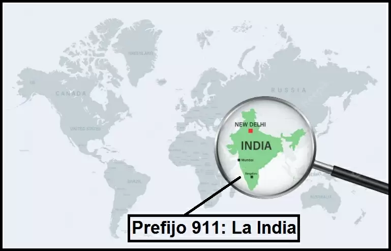 Prefijo 911 de dónde es: toda la información 2 Prefijo 911 desde la India
