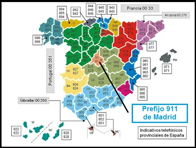 Prefijo 911 de dónde es: toda la información 1 Prefijo 911