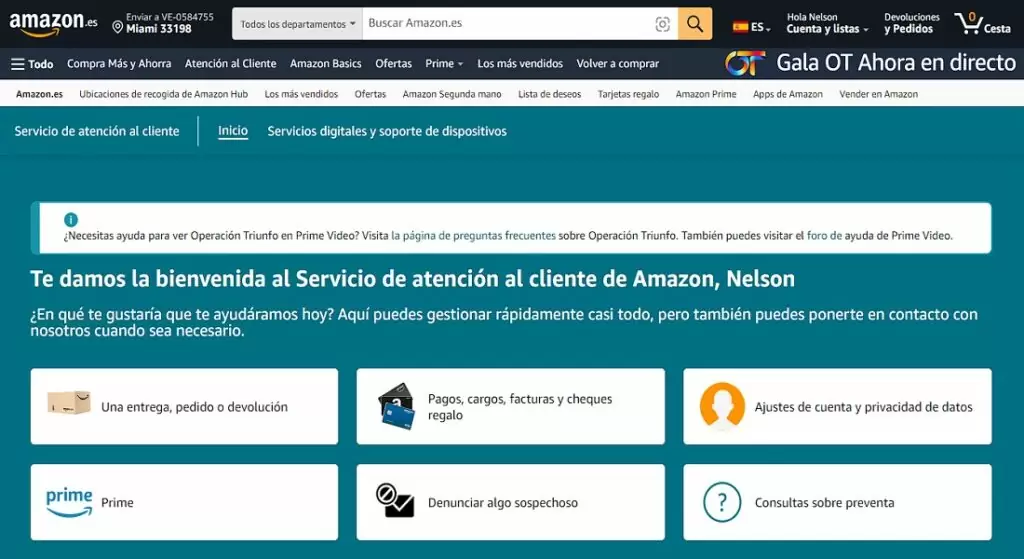 Telefono de Amazon